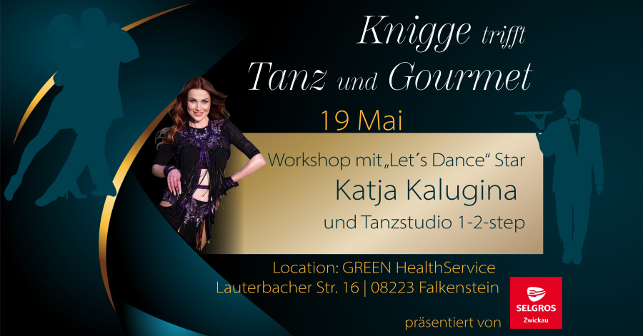 Knigge trifft auf Tanz & Gourmet // Workshops // bei Green HealthService
